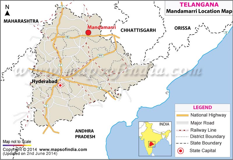 Mandamarri Location Map