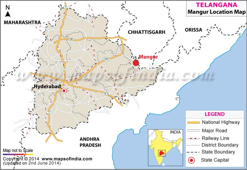 Manugur Location Map