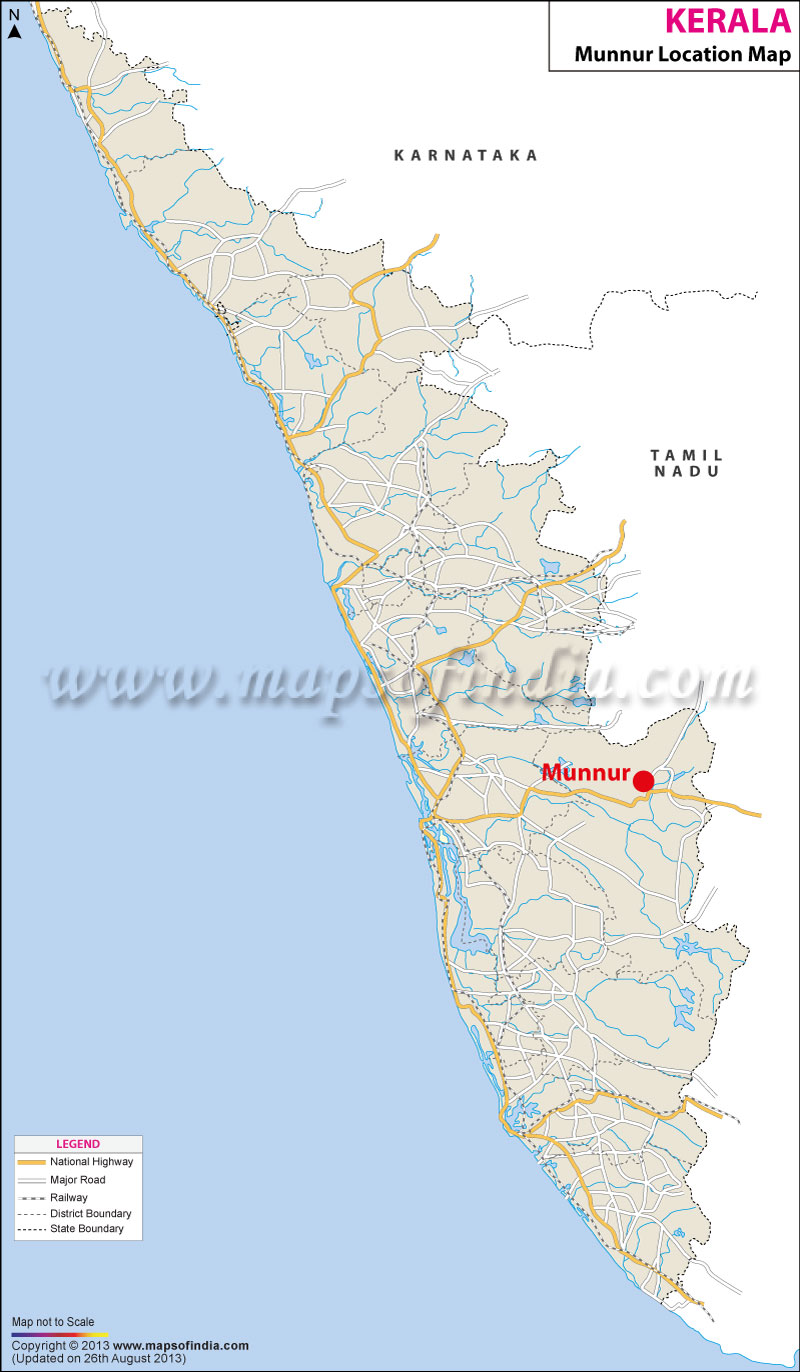 Munnur Location Map