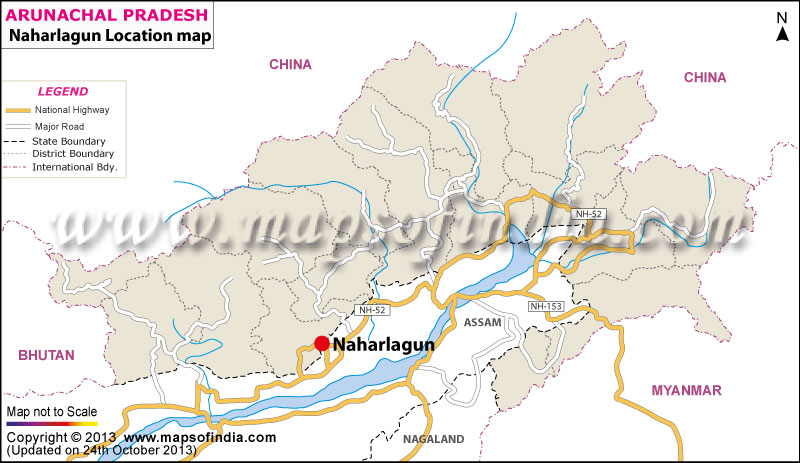 Naharlagun Location Map
