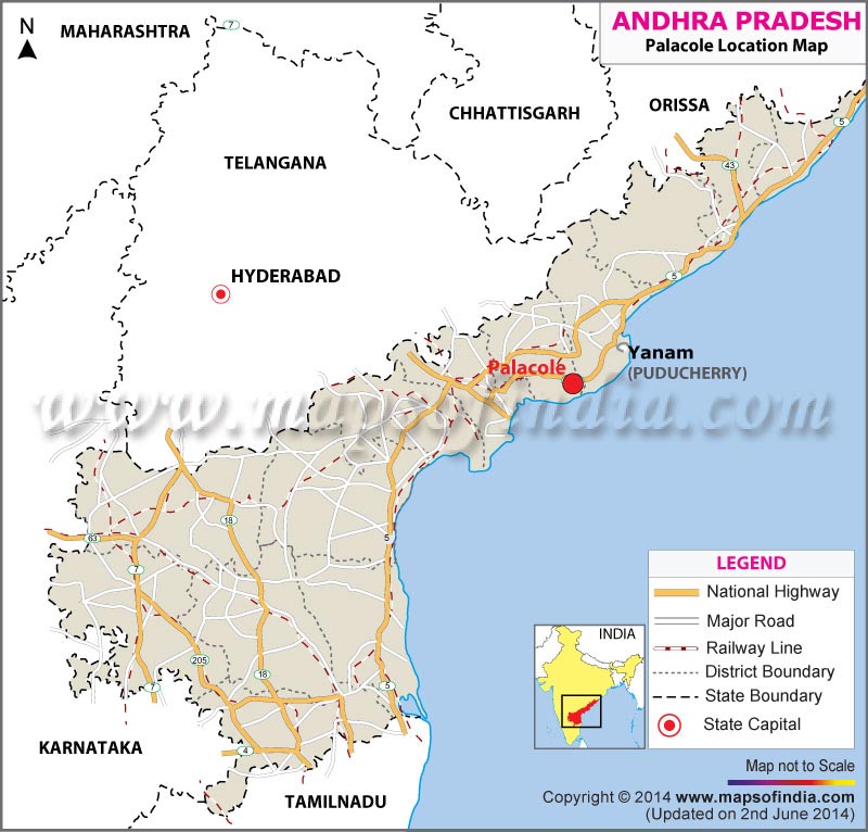 Palacole Location Map