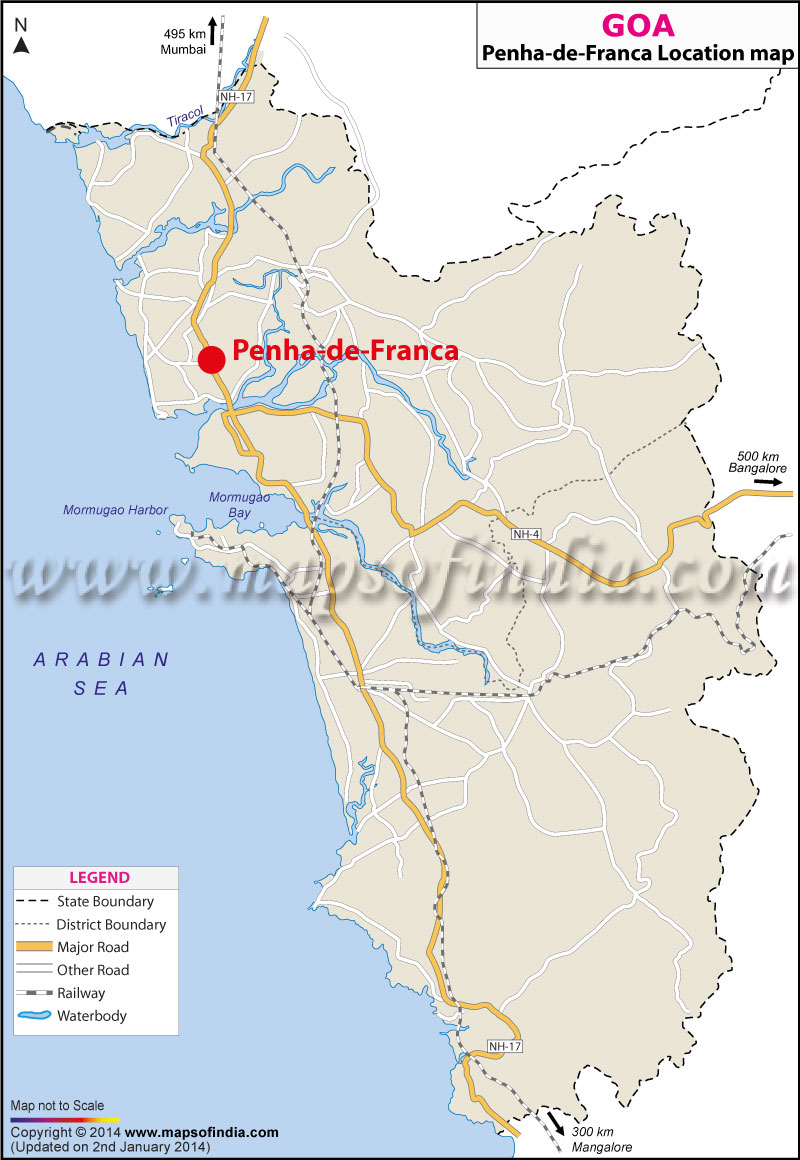 Penha-de-franca Location Map