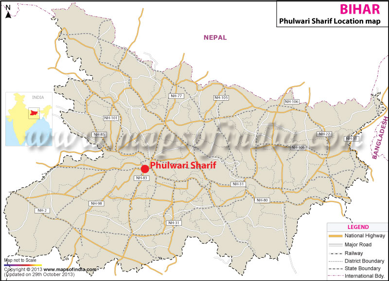 Phulwari Sharif Location Map