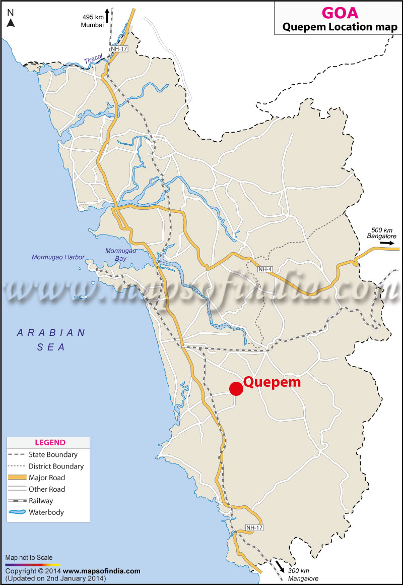 Quepem Location Map