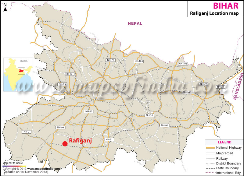 Rafiganj Location Map