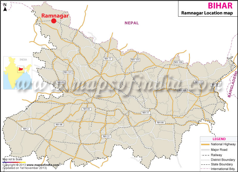 Ramnagar Location Map
