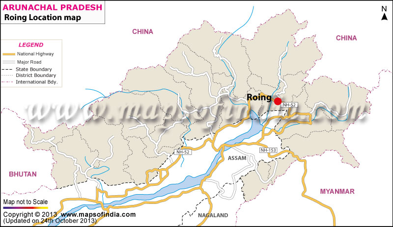 Roing Location Map