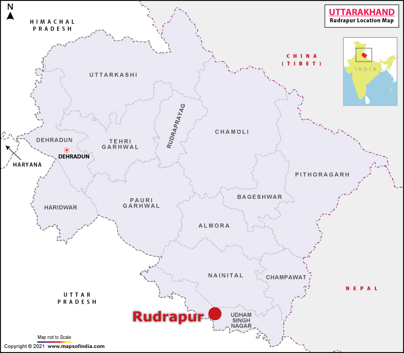 Rudrapur Location Map, Where is Rudrapur