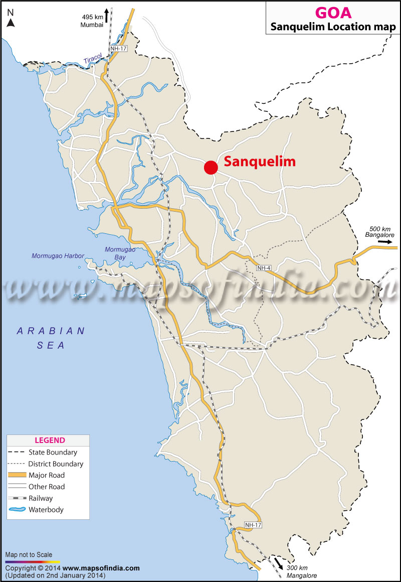 Sanquelim Location Map
