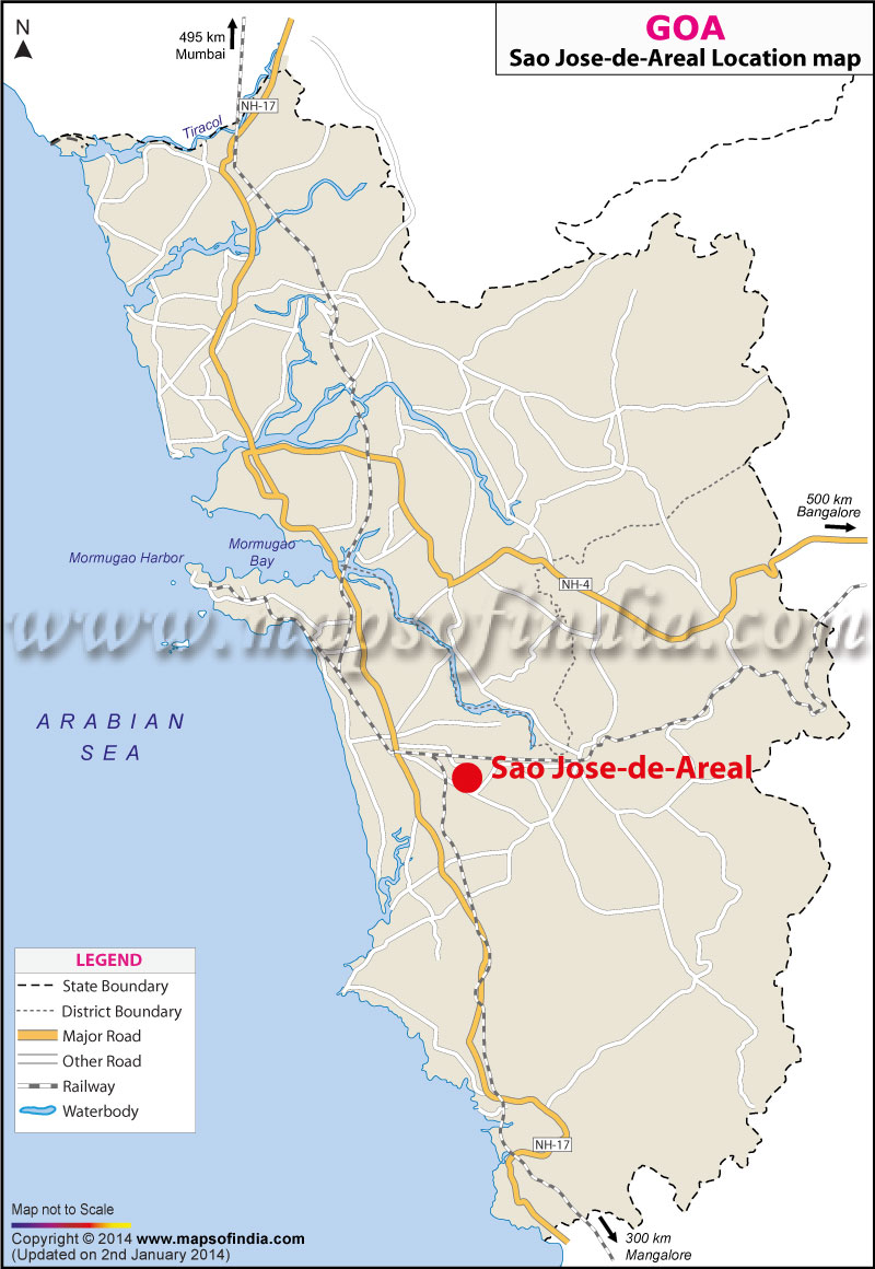 Sao Jose-de-areal Location Map