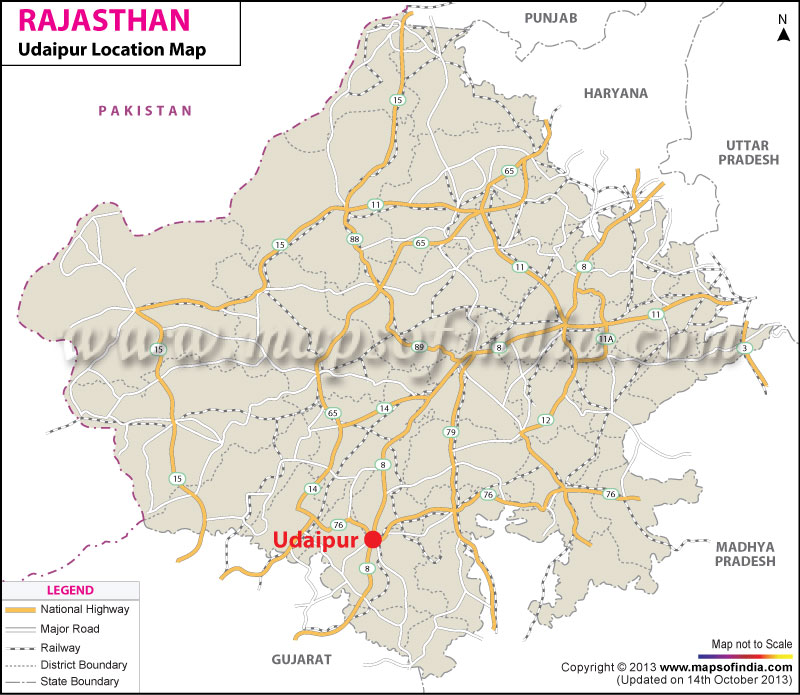 Udaipur In India Map Where Is Udaipur Located In India | Udaipur Location Map,Rajasthan