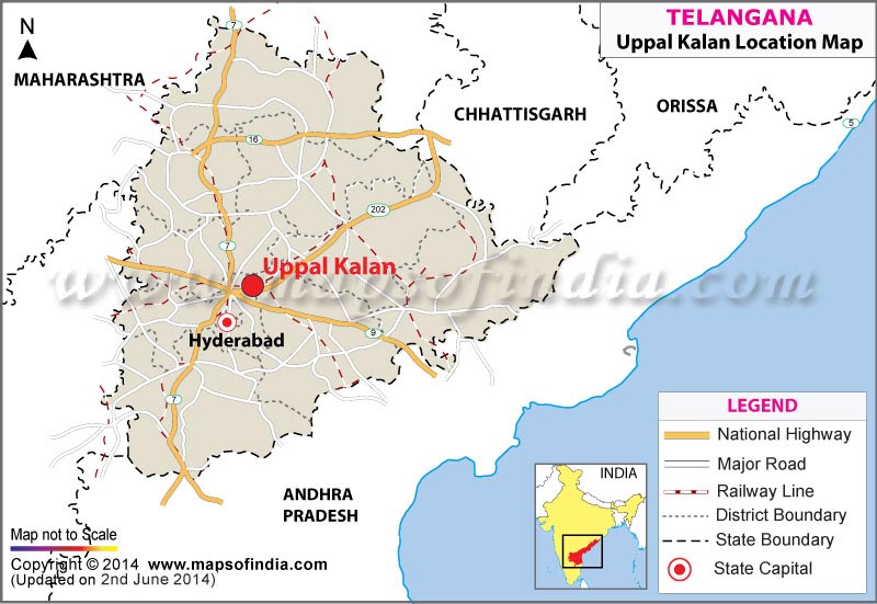 Uppal Kalan Location Map