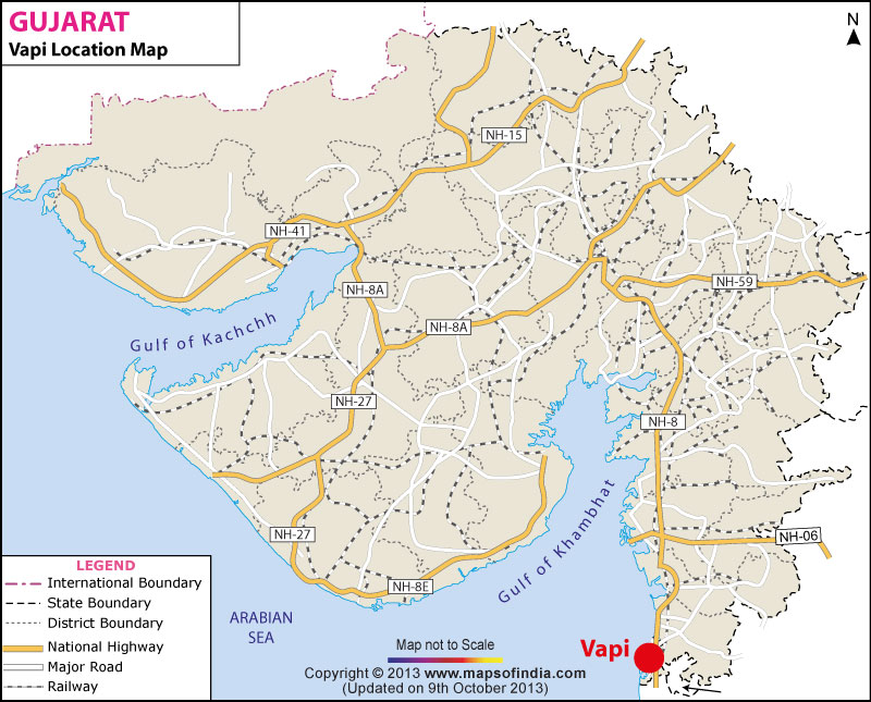 Vapi Location Map