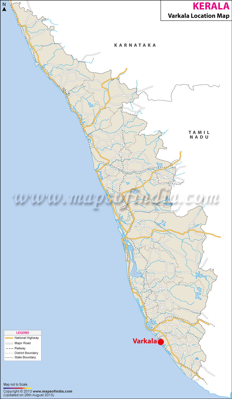 Verkala Location Map