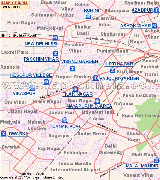 Bank of India West Delhi