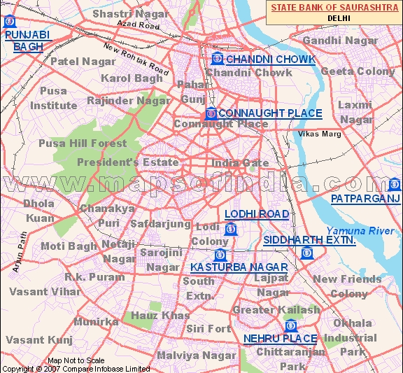 State Bank of Saurashtra, Delhi