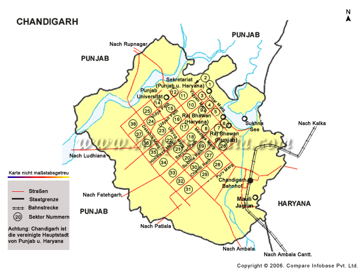 Bihar Landkarte