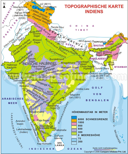 topographische karte indien Topographische Karte Indiens Topographische Landkarte Von Indien Landkarte Indien Mit Flussen topographische karte indien