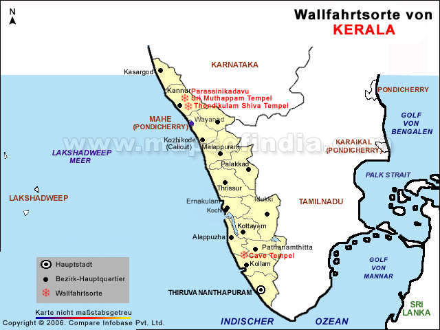 Wallfahrtsorte Kerala
