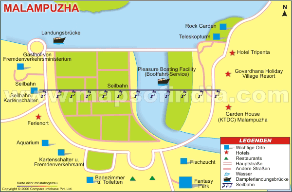 Malampuzha Stadtplan