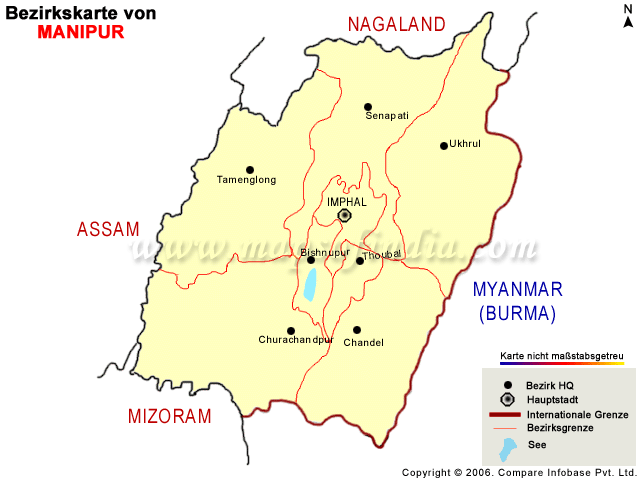 Manipur Landkarte