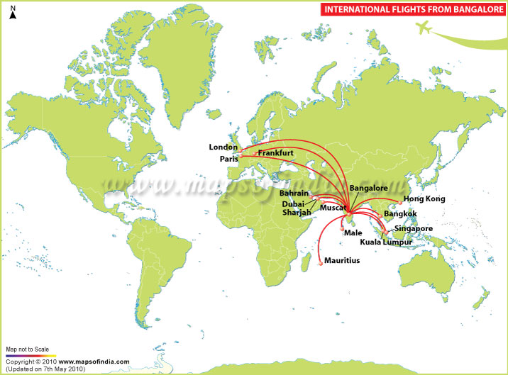 International Flights from Bangalore