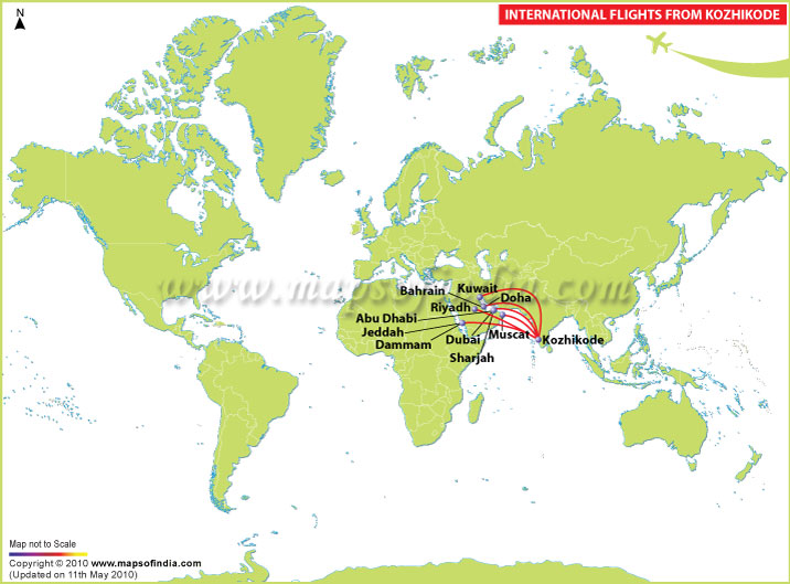 International Flights from Kozhikode