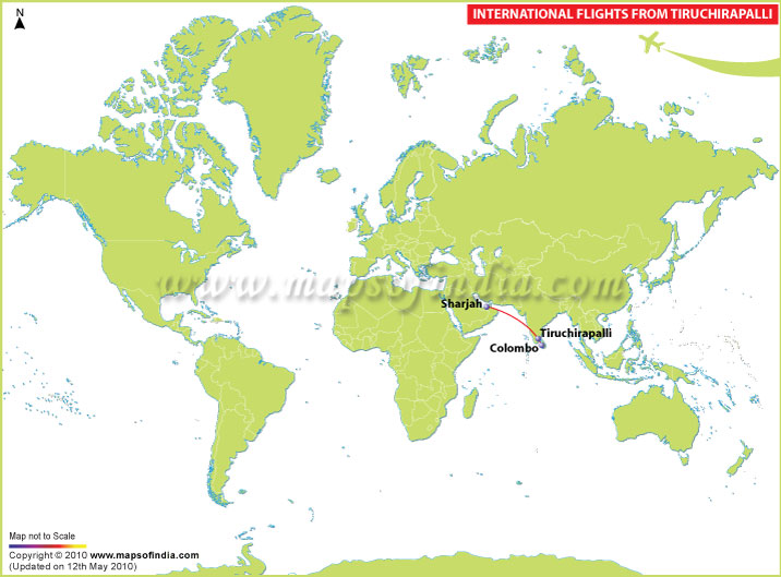 International Flights from Tiruchirapalli