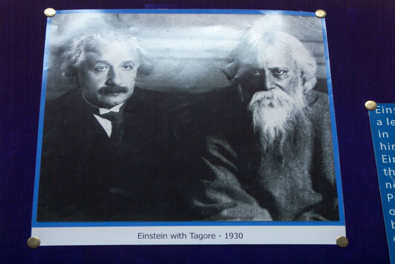 Albert Einstein with Rabindranath Tagore