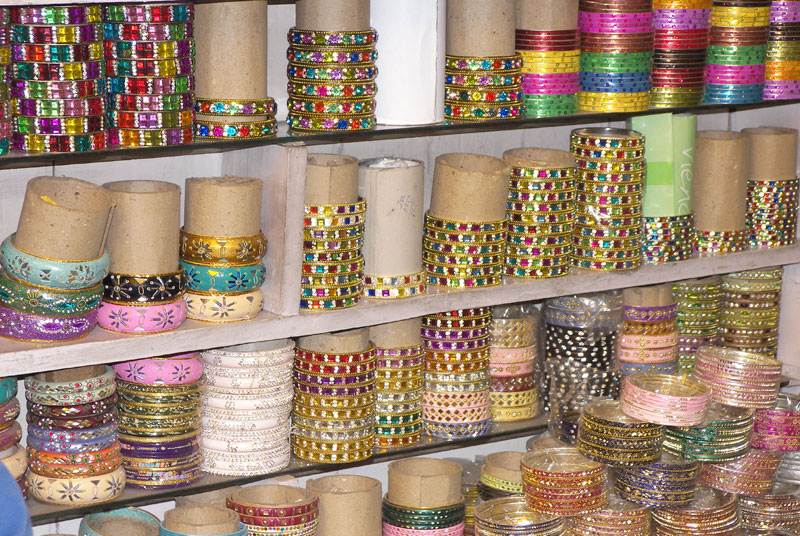 Bangles available at Chandpole Bazar