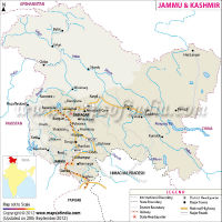 Jammu and Kashmir Map