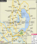 Srinagar City Map