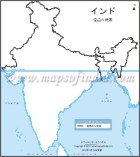 India Blank Map