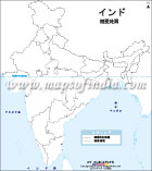 Outline Map of India