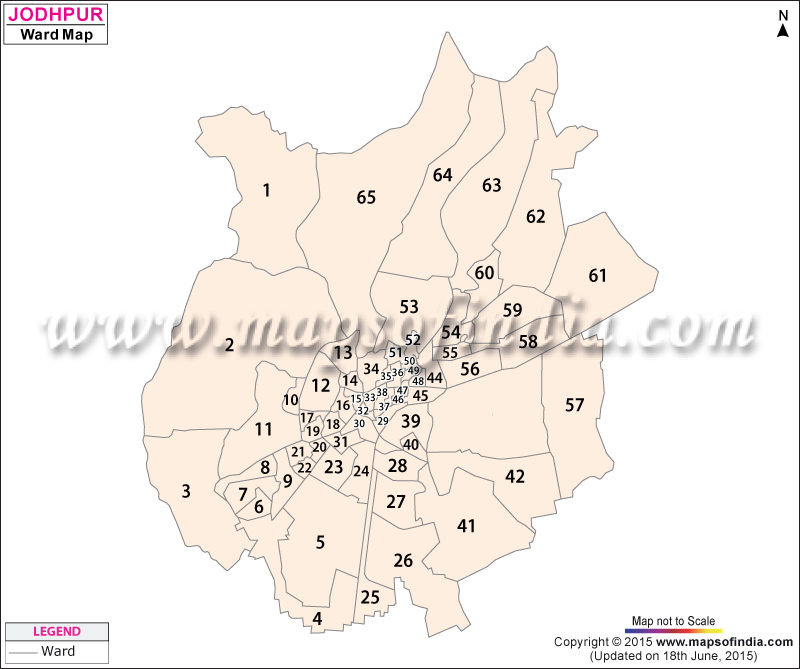 Jodhpur Ward Map