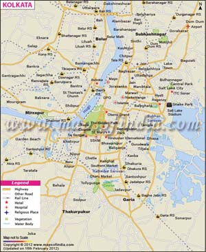 Kolkata Map