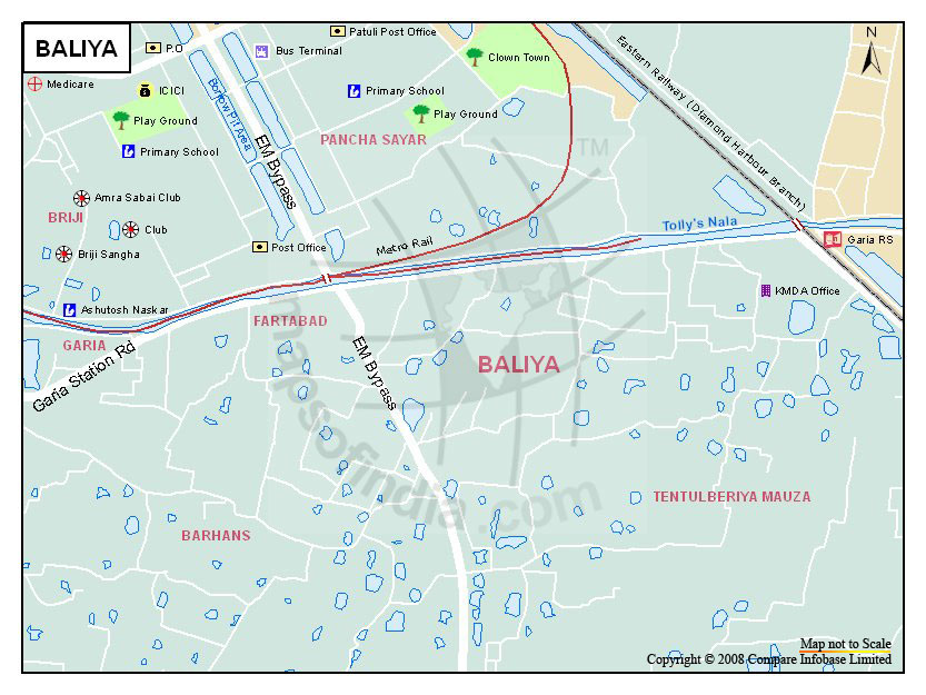 Baliya Map