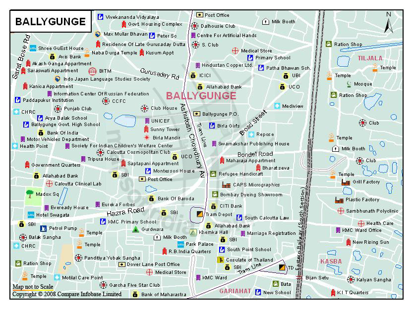 Ballygunge Map