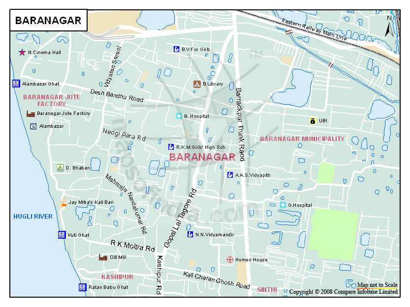 Baranagar Map