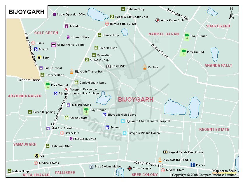 Bijoygarh Map
