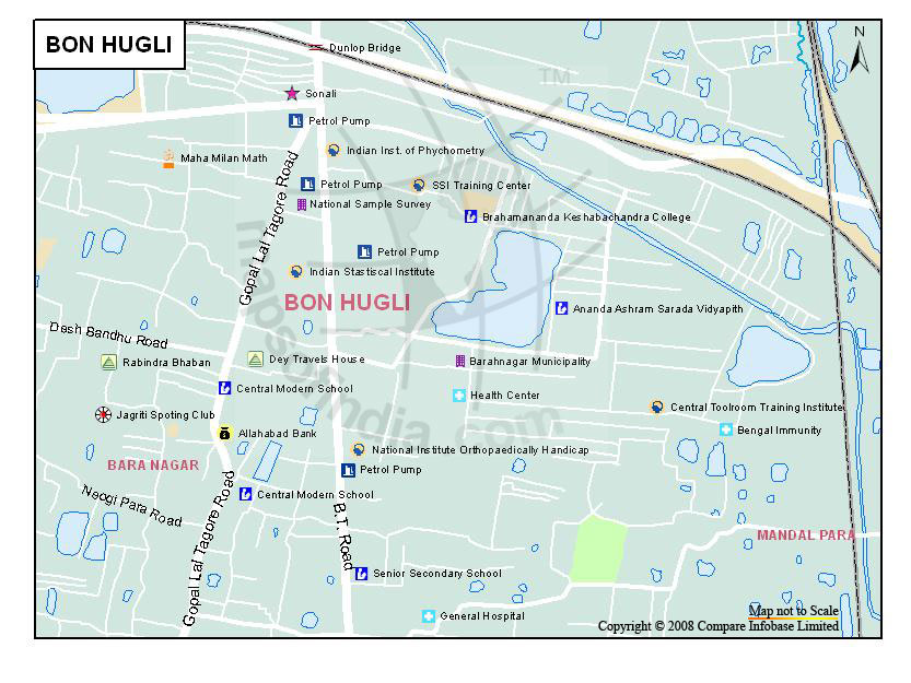 Bon Hugli Map