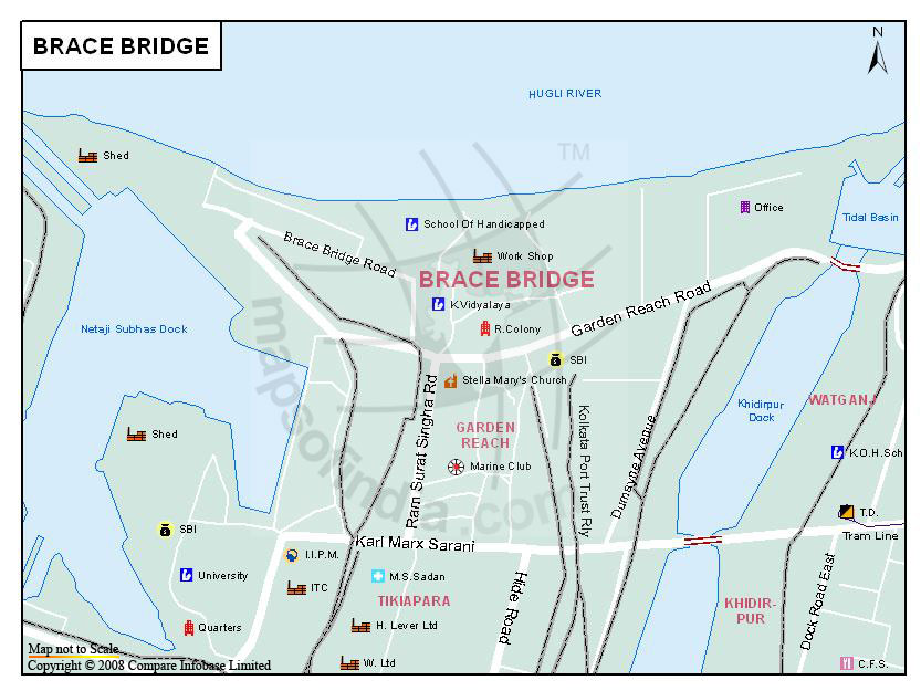 Brace Bridge Map