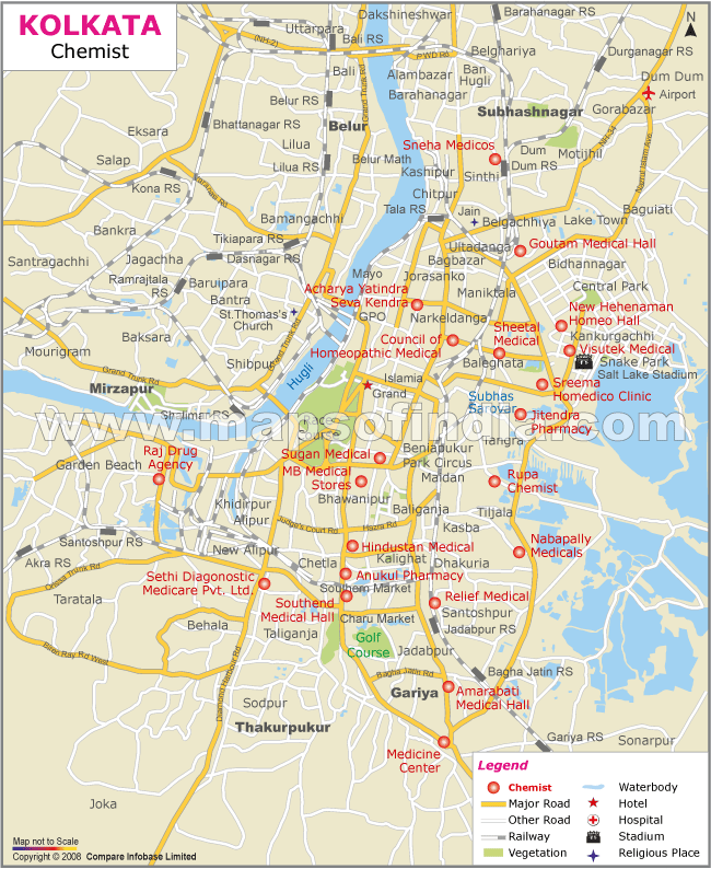 Chemists in Kolkata