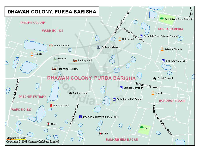Dhawan Colony Map