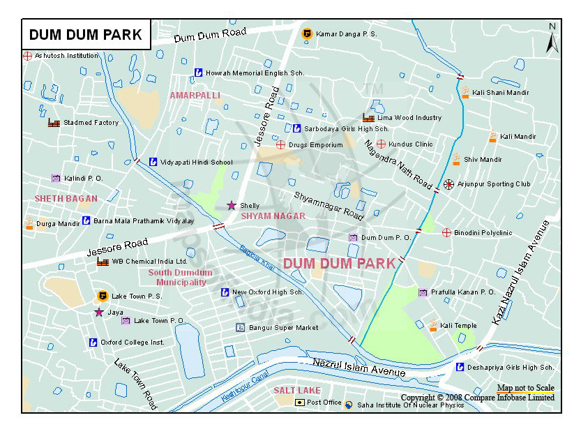 Dum Dum Park Map