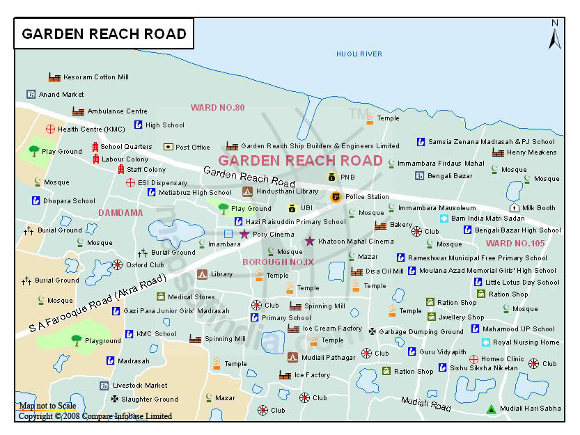 Garden Reach Road Map