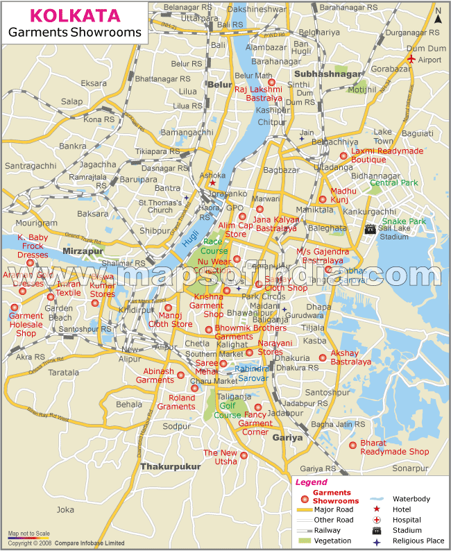 Garment Showrooms Map