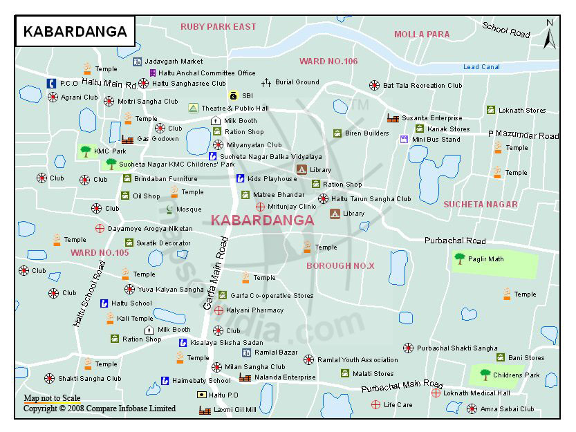 Kabardanga Map