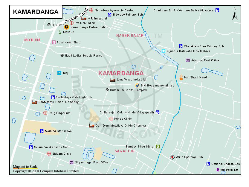 Kamardanga Map