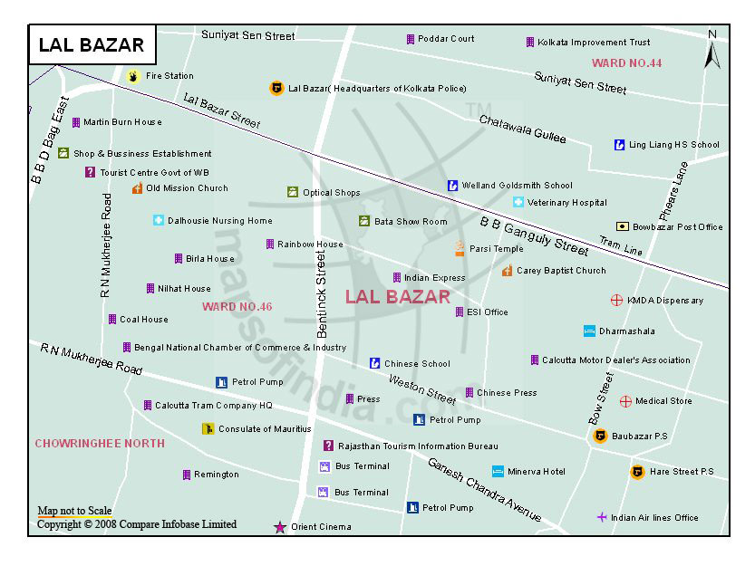 Lal Bazar Map